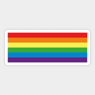 LGBT | Long Rainbow Gay Pride Flag Sticker